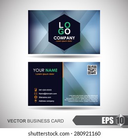 business card blur background