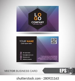 business card blur background