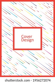 Business card with bright geometric energetic shapes, modern design. Vector illustration.