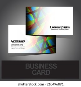 Business card brochure template