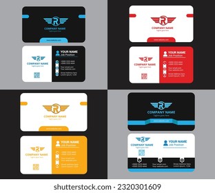 Business card Bundle design, mega Collection of double side business card vector templates, Modern business card bundle template, luxury minimalist,  visiting card design