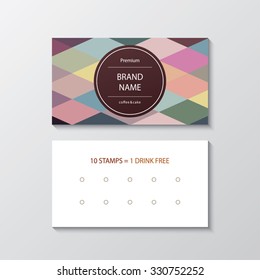 business card for cafe
