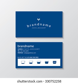business card for cafe