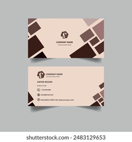 tarjeta de visita, tema de chocolate eps 10