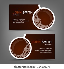 Business Card Coffee