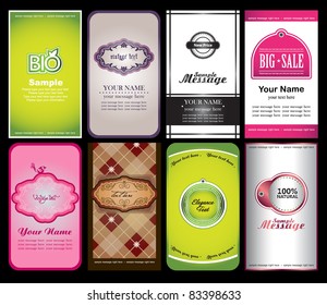 business card collection