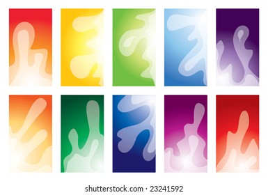 Fondo de color para tarjeta de visita