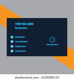 Business card colour vector art