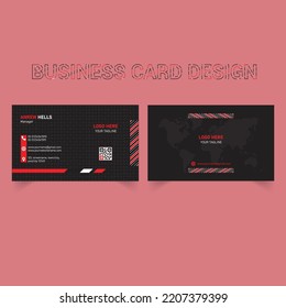 Business card for commercial uses