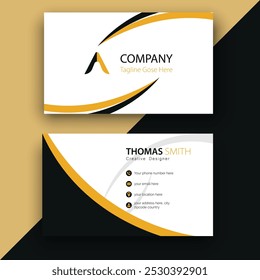 Business card for the company. contemporary style for business cards. Colors of a modern business card template: red and black. business card design template with two sides. 