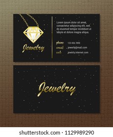 Business Card Concept. Vector Illustration. Bussines Card Template