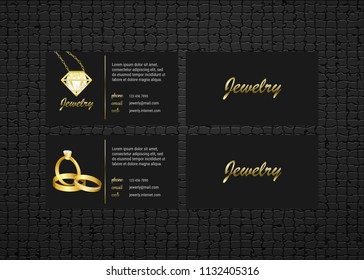 Business Card Concept. Vector Illustration. Bussines Card Template