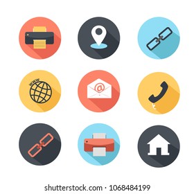 business card contact icon