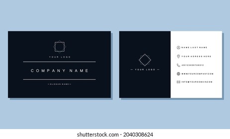 Business card. Contact Information. Vector illustration
