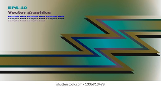 Business card. Creative background for flyers and banners. Simple angular shapes. Vector graphics
