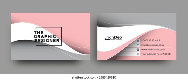 Business Card - Creative and Clean Modern Business Card Template.