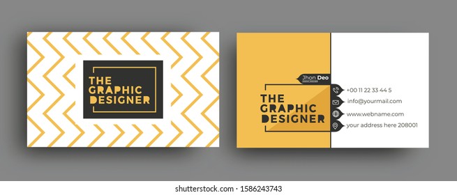 Business Card - Creative and Clean Modern Business Card Template.