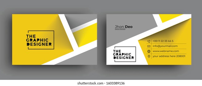 Business Card - Creative and Clean Modern Business Card Template.