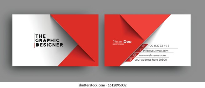 Business Card - Creative and Clean Modern Business Card Template.