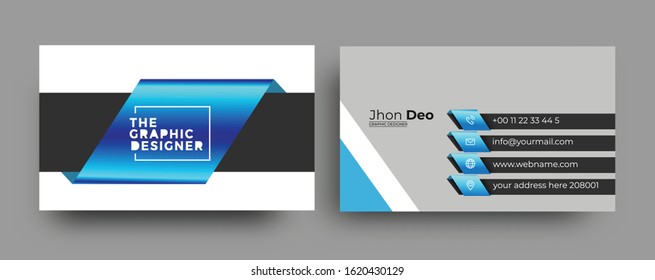 Business Card - Creative and Clean Modern Business Card Template.