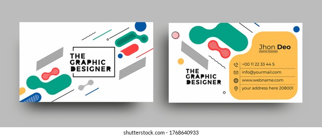Business Card - Creative and Clean Business Card Template.