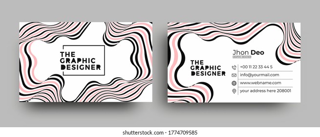 Business Card - Creative and Clean Business Card Template.