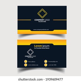 Business Card - Creative and Clean Business Card Template.	