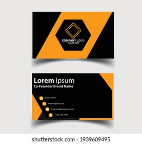 Business Card - Creative and Clean Business Card Template.	