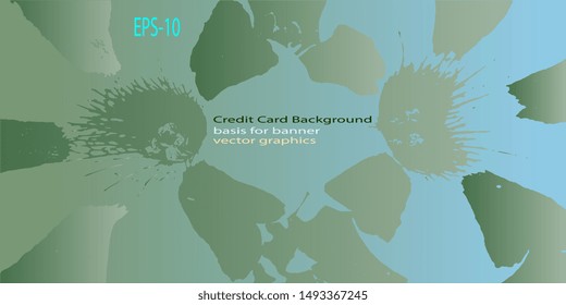 Business card. Creative vector background for banner and flyer. Designer decorative cover. Vector graphics. Abstract vintage background. Spotted textured background. Spots and blots. EPS-10