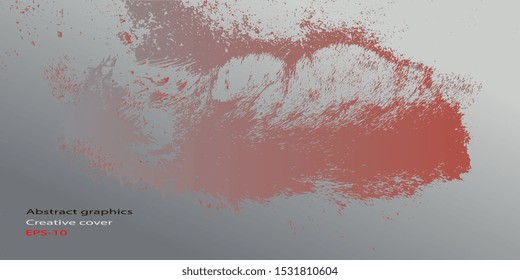 Business card. Creative vector background for banner and flyer. Designer decorative cover. Vector graphics. Abstract vintage background. Spotted textured background. Spots and blots. EPS-10
