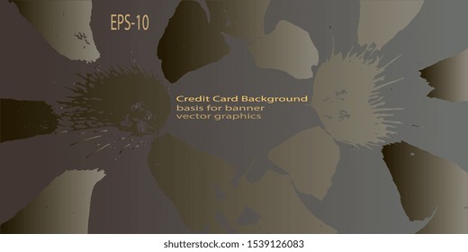 Business card. Creative vector background for banner and flyer. Designer decorative cover. Vector graphics. Abstract vintage background. Spotted textured background. Spots and blots. EPS-10