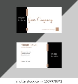 Interior Designer Business Card Stock Illustrations Images