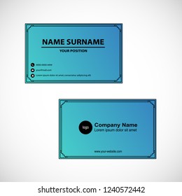 Business card design