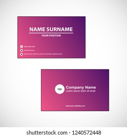 Business card design