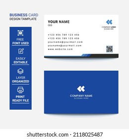 Business card design in adobe illustrator