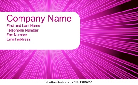 business card design concept of the company. suitable for new business card design ideas