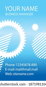 business card design concept of the company. suitable for new business card design ideas