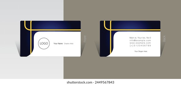 Business card design concept, Vector Illustration