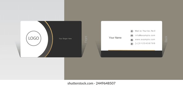 Business card design concept, Vector Illustration
