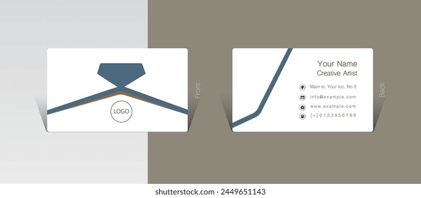 Business card design concept, Vector Illustration