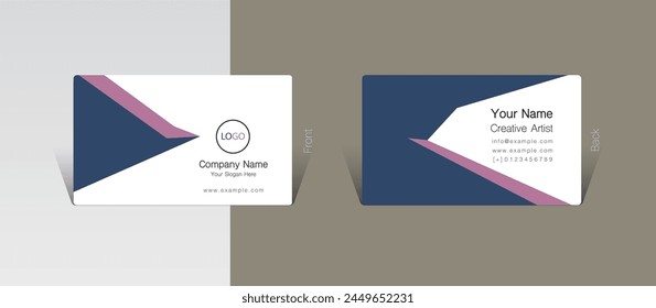 Business card design concept, Vector Illustration