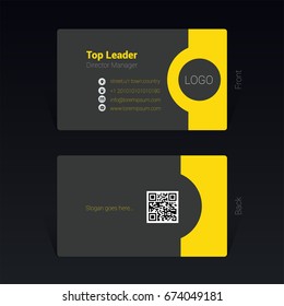 Business card design concept, Vector Illustration