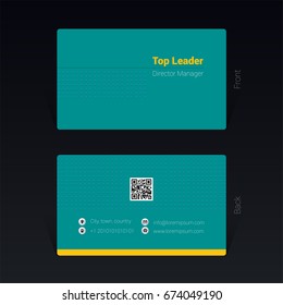 Business card design concept, Vector Illustration