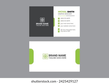 diseño de tarjeta de visita para empresas, profesional y moderno diseño de tarjeta de visita.

