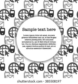 Business card design or cover or business background.