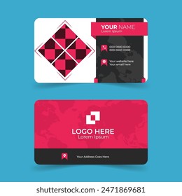 Business card design, Creative and Modern business card template.