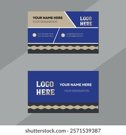 A BUSINESS CARD DESIGN , creative professional business card, modern clean corporate double-side business card template, professional simple identity card
