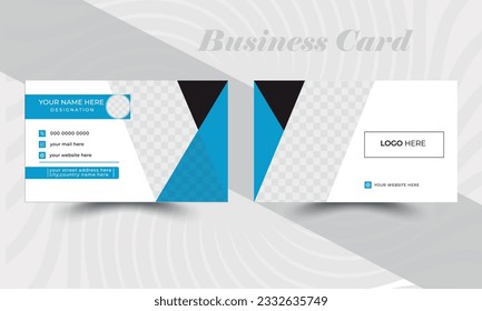 Business card design, Creative business card template.