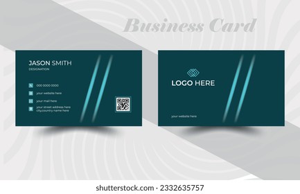 Business card design, Creative business card template.