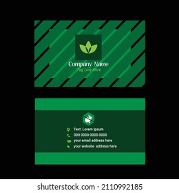 Business card design with cruelty free logo